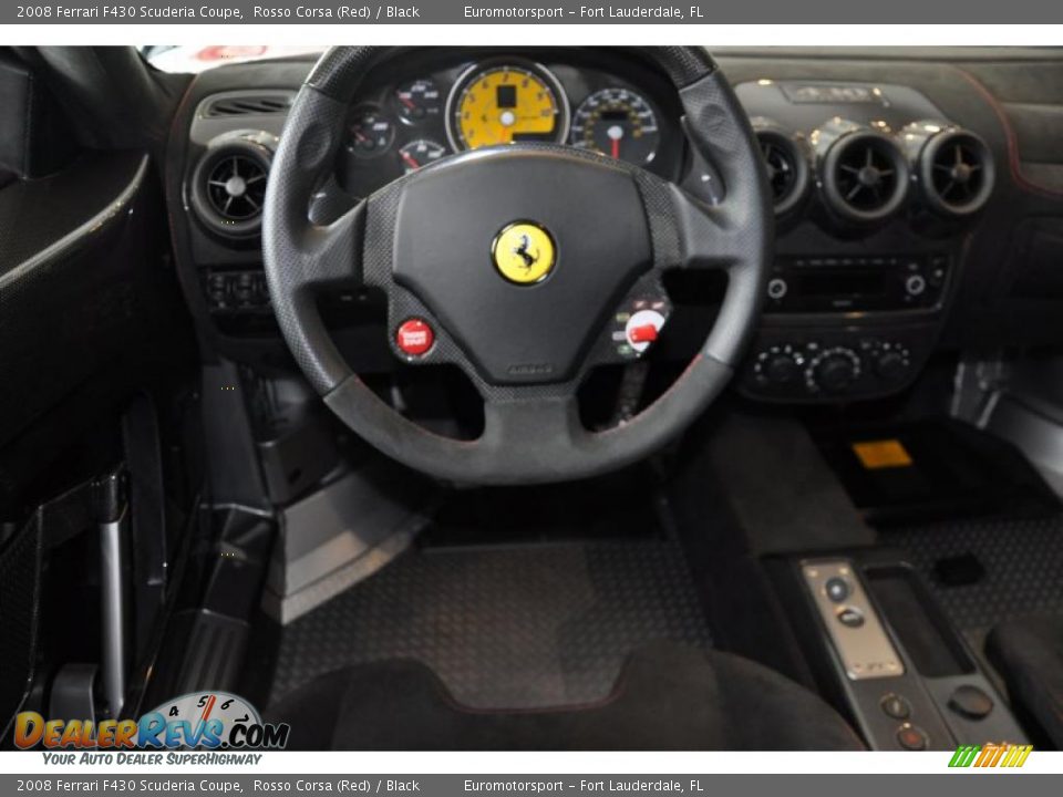 2008 Ferrari F430 Scuderia Coupe Rosso Corsa (Red) / Black Photo #13