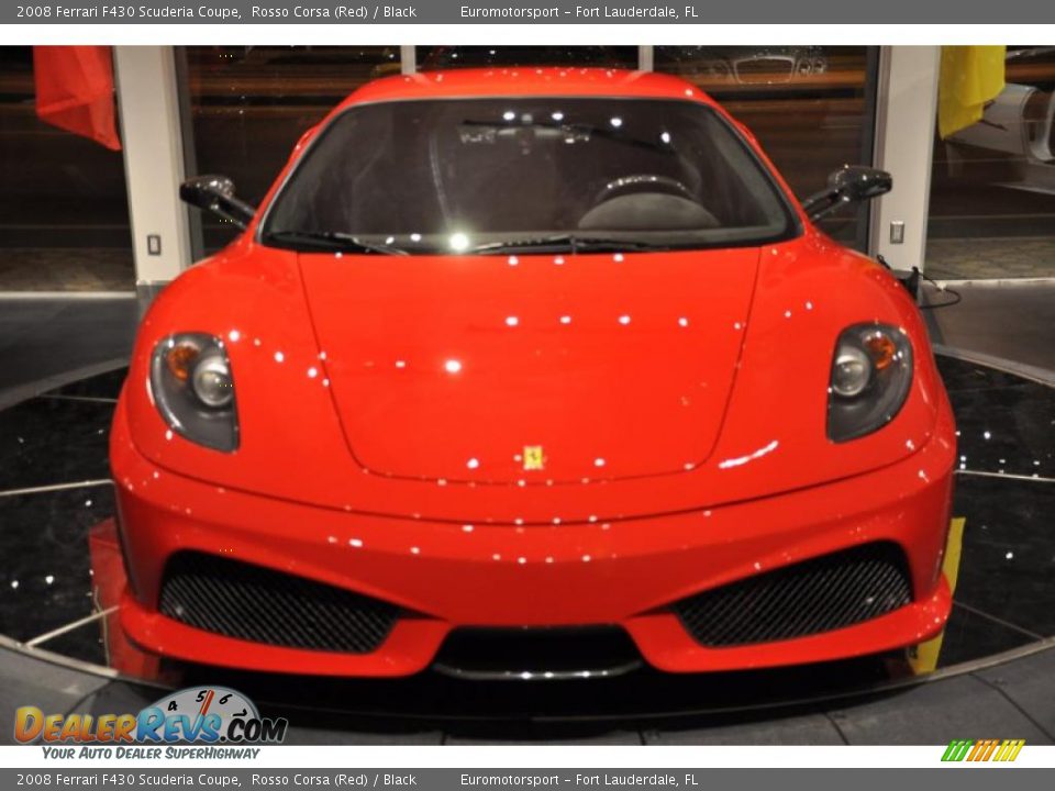 2008 Ferrari F430 Scuderia Coupe Rosso Corsa (Red) / Black Photo #14
