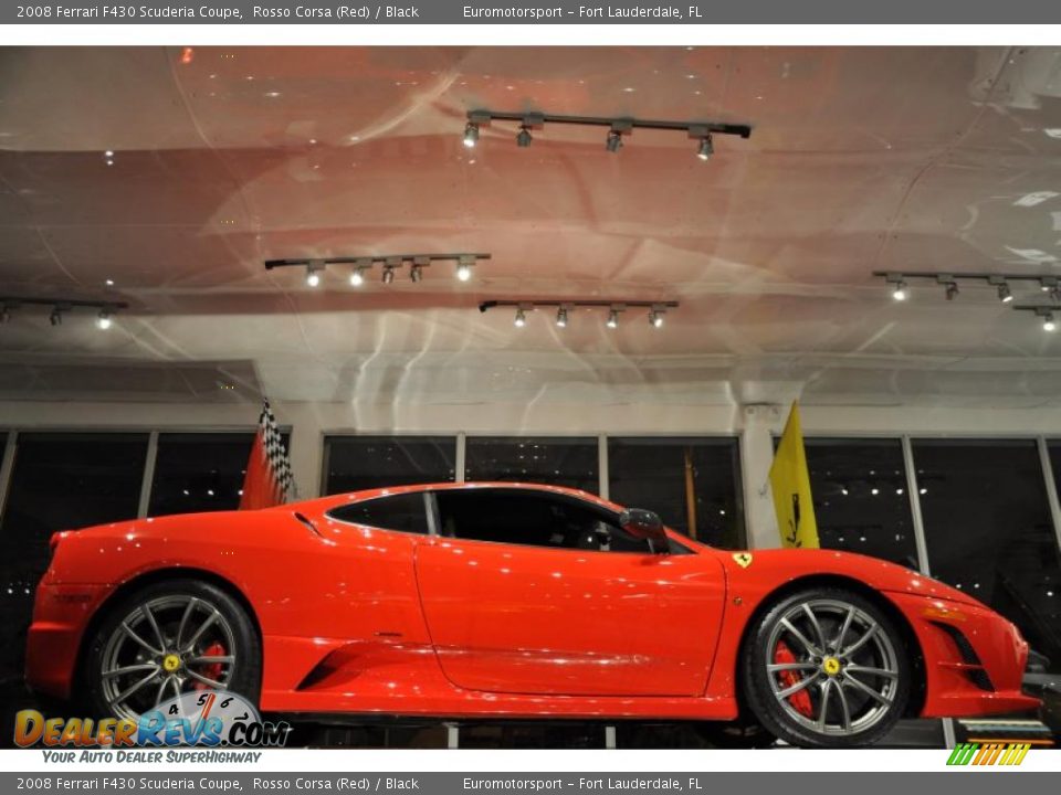 2008 Ferrari F430 Scuderia Coupe Rosso Corsa (Red) / Black Photo #16