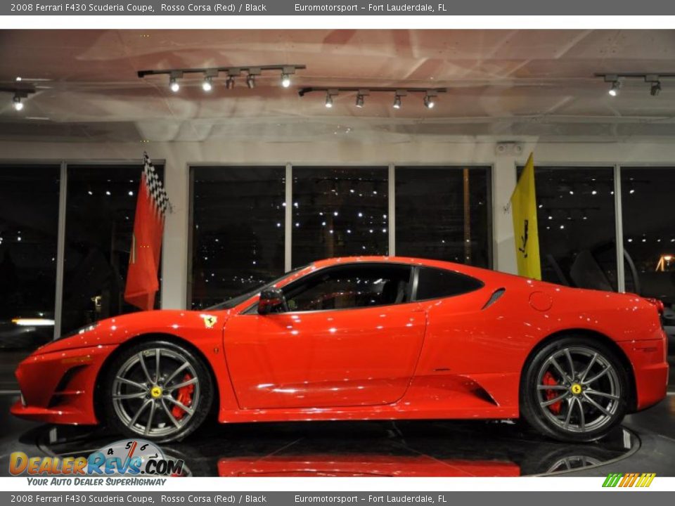 2008 Ferrari F430 Scuderia Coupe Rosso Corsa (Red) / Black Photo #18