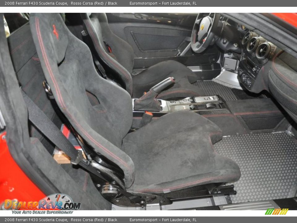 2008 Ferrari F430 Scuderia Coupe Rosso Corsa (Red) / Black Photo #19