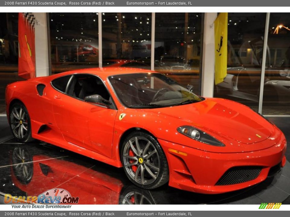 2008 Ferrari F430 Scuderia Coupe Rosso Corsa (Red) / Black Photo #20