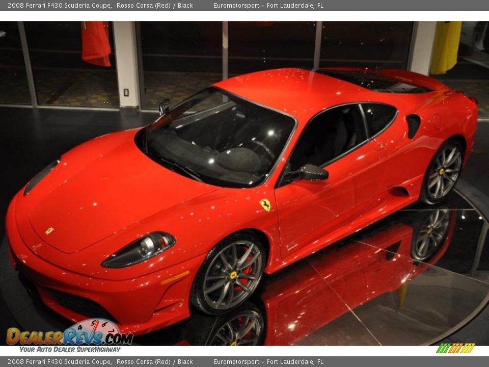 2008 Ferrari F430 Scuderia Coupe Rosso Corsa (Red) / Black Photo #22