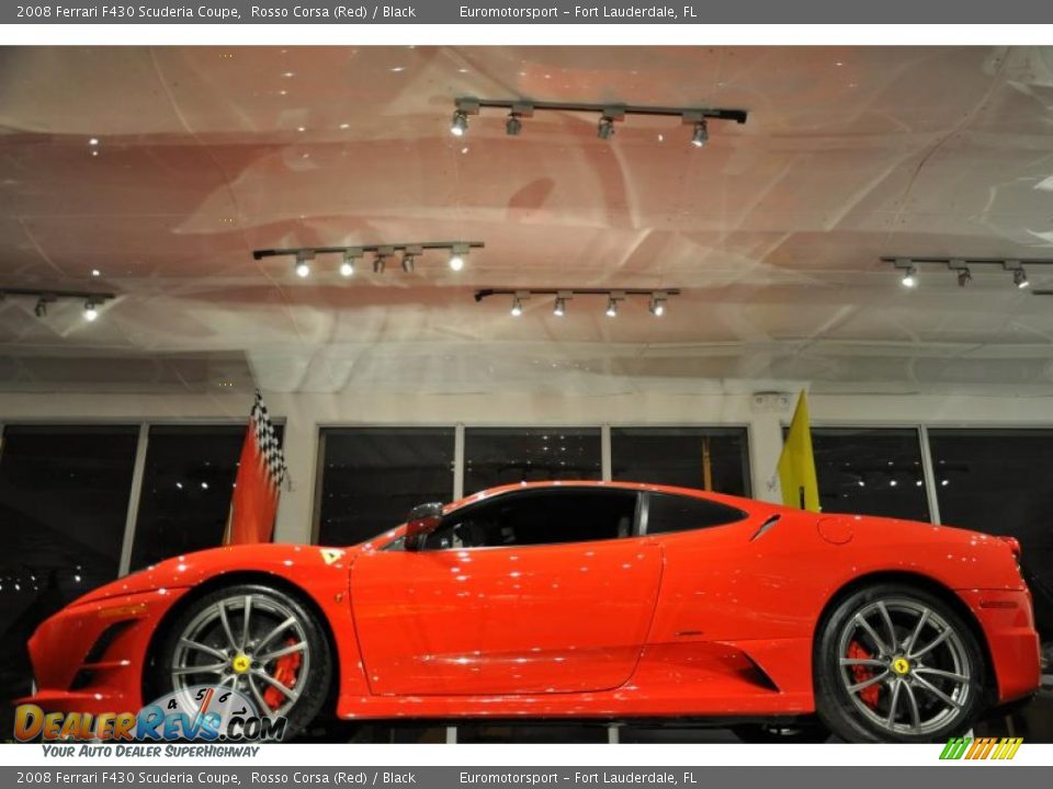 2008 Ferrari F430 Scuderia Coupe Rosso Corsa (Red) / Black Photo #25