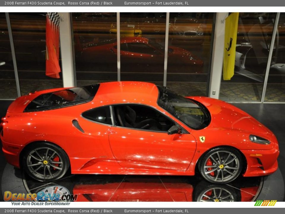 2008 Ferrari F430 Scuderia Coupe Rosso Corsa (Red) / Black Photo #27
