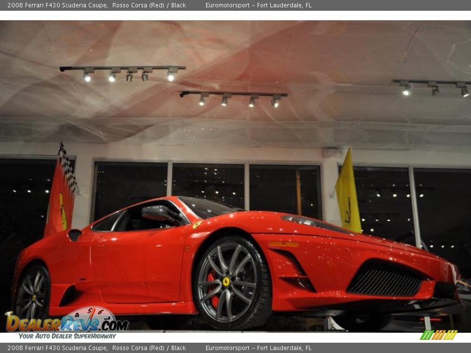2008 Ferrari F430 Scuderia Coupe Rosso Corsa (Red) / Black Photo #28