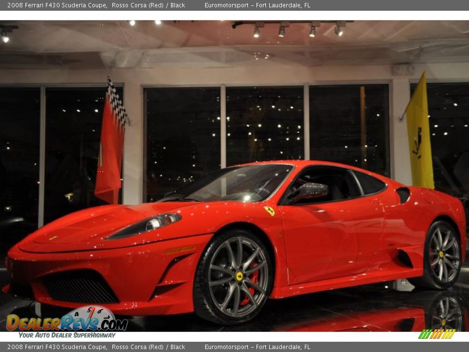2008 Ferrari F430 Scuderia Coupe Rosso Corsa (Red) / Black Photo #30