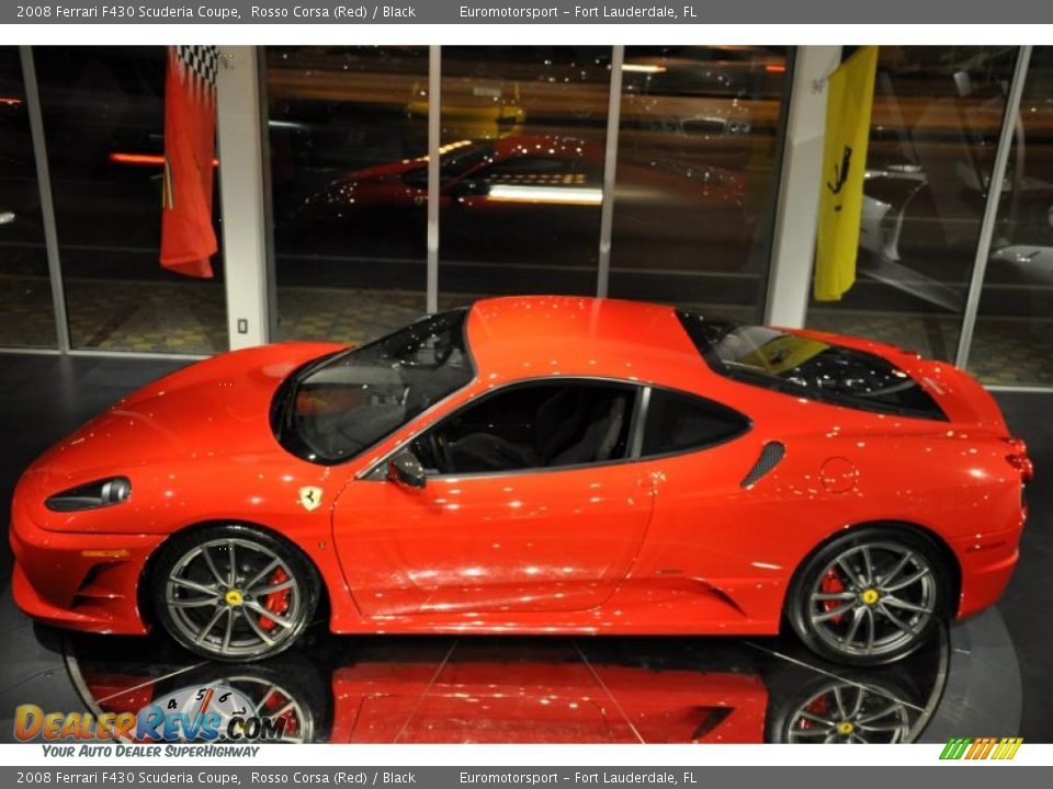 2008 Ferrari F430 Scuderia Coupe Rosso Corsa (Red) / Black Photo #31