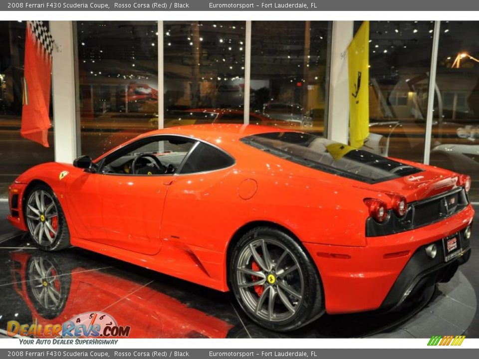 2008 Ferrari F430 Scuderia Coupe Rosso Corsa (Red) / Black Photo #33