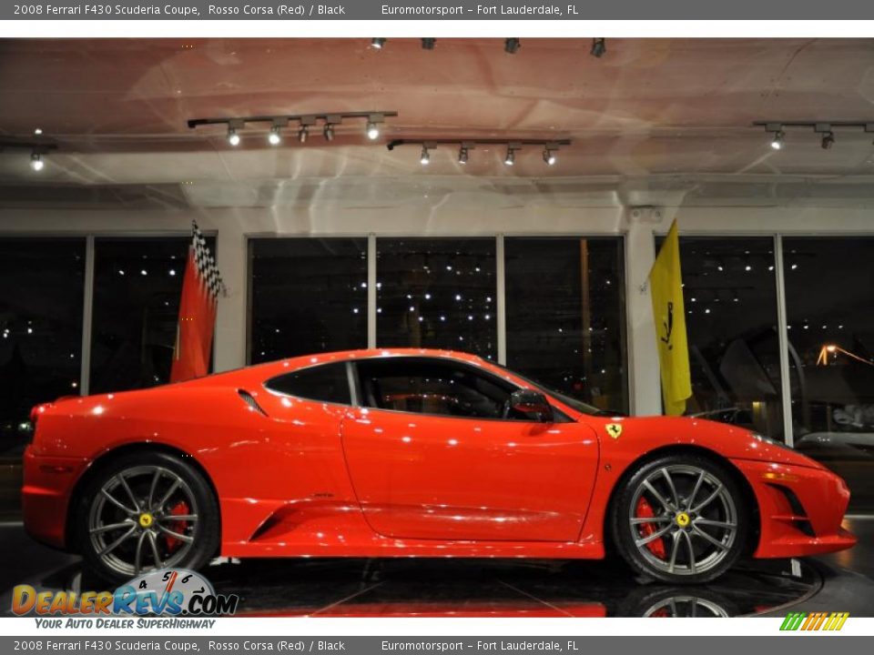2008 Ferrari F430 Scuderia Coupe Rosso Corsa (Red) / Black Photo #34