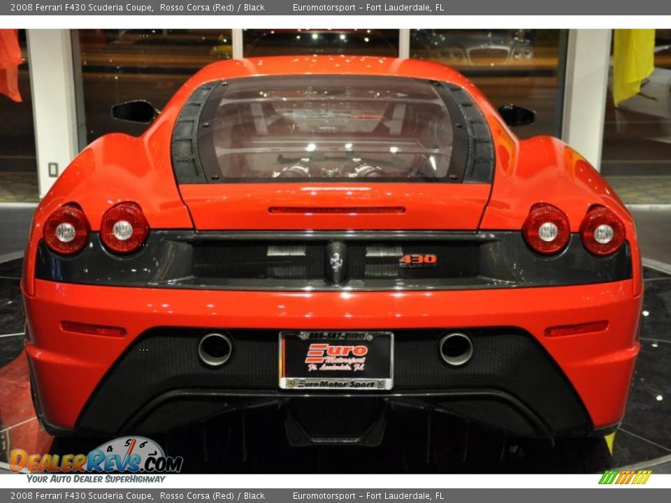 2008 Ferrari F430 Scuderia Coupe Rosso Corsa (Red) / Black Photo #36