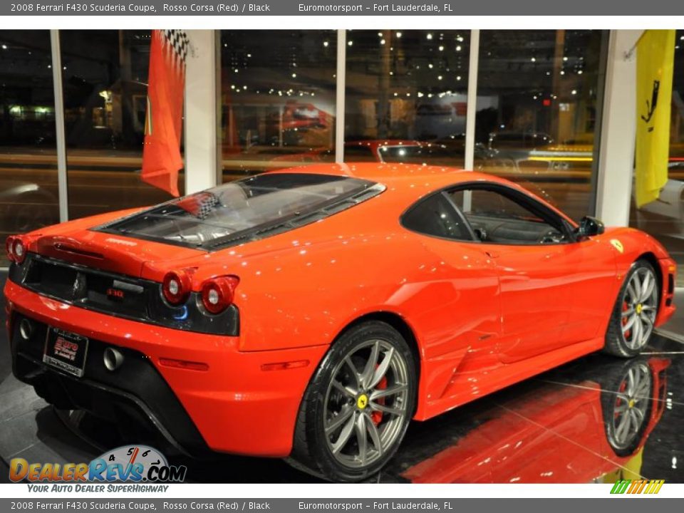 2008 Ferrari F430 Scuderia Coupe Rosso Corsa (Red) / Black Photo #37