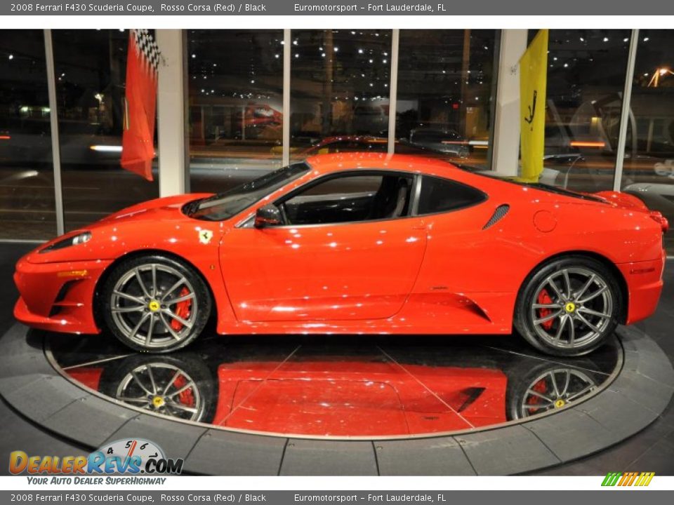 2008 Ferrari F430 Scuderia Coupe Rosso Corsa (Red) / Black Photo #38