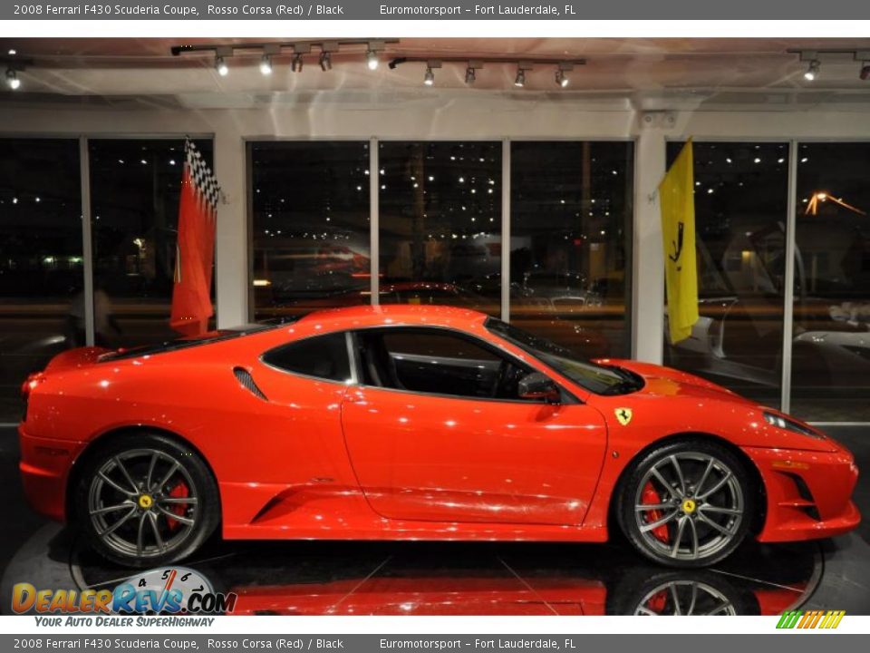 2008 Ferrari F430 Scuderia Coupe Rosso Corsa (Red) / Black Photo #40