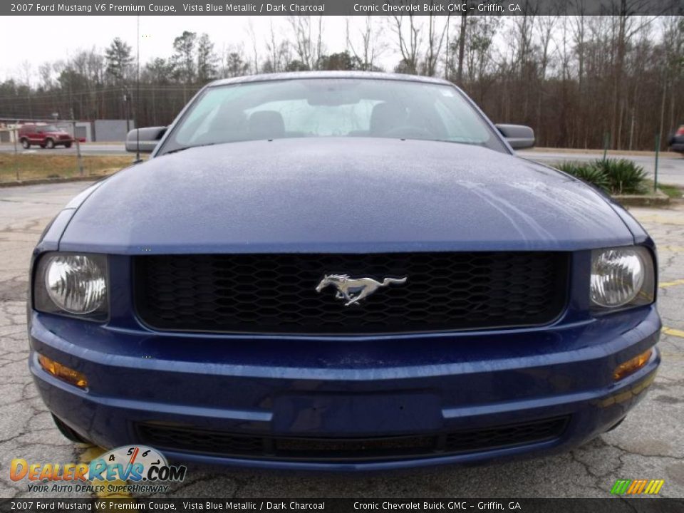 2007 Ford Mustang V6 Premium Coupe Vista Blue Metallic / Dark Charcoal Photo #8