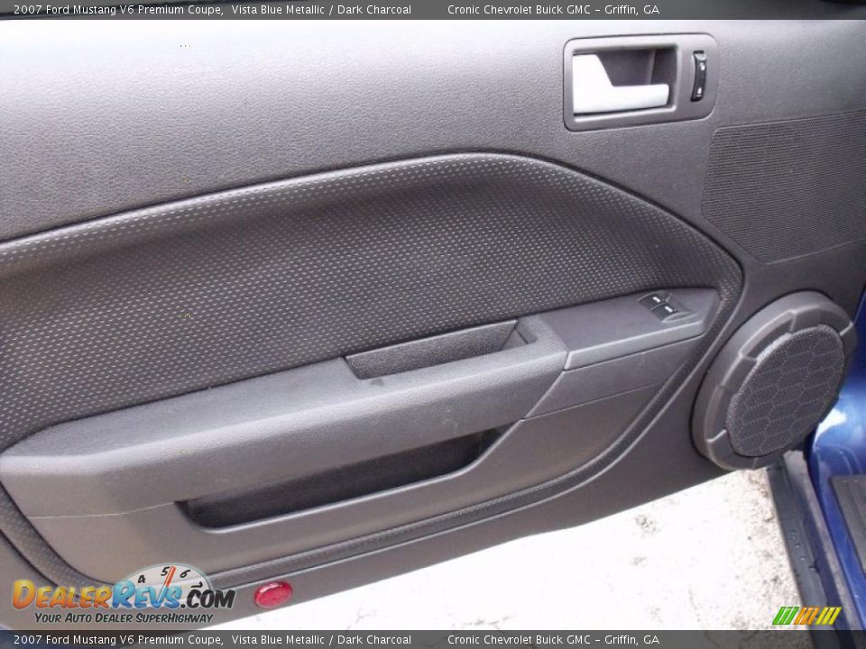2007 Ford Mustang V6 Premium Coupe Vista Blue Metallic / Dark Charcoal Photo #11