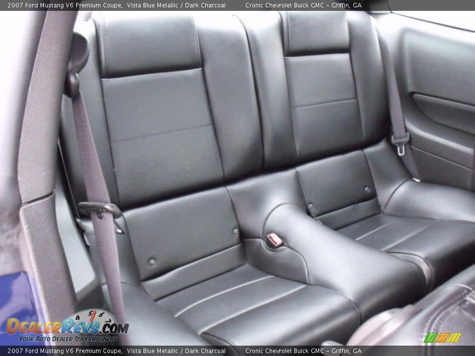 2007 Ford Mustang V6 Premium Coupe Vista Blue Metallic / Dark Charcoal Photo #14