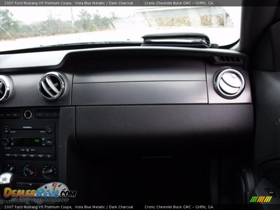 2007 Ford Mustang V6 Premium Coupe Vista Blue Metallic / Dark Charcoal Photo #15
