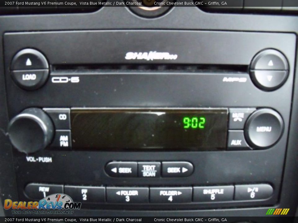 2007 Ford Mustang V6 Premium Coupe Vista Blue Metallic / Dark Charcoal Photo #20