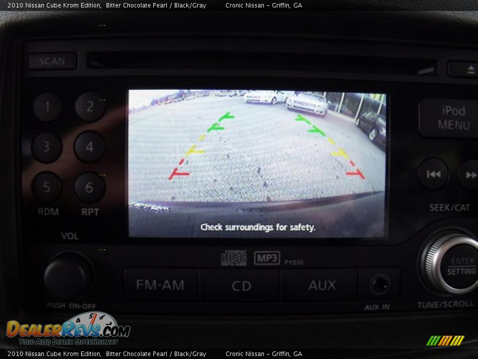 2010 Nissan Cube Krom Edition Bitter Chocolate Pearl / Black/Gray Photo #13
