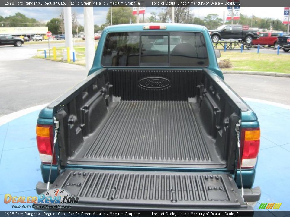 1998 Ford Ranger XL Regular Cab Pacific Green Metallic / Medium Graphite Photo #14