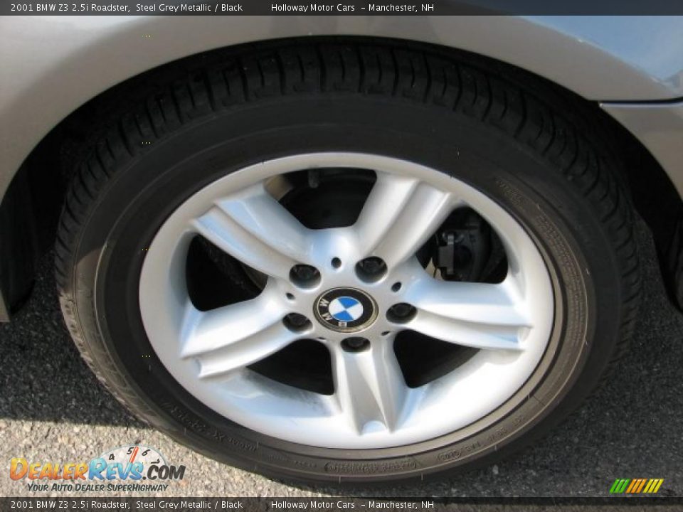 2001 BMW Z3 2.5i Roadster Steel Grey Metallic / Black Photo #5