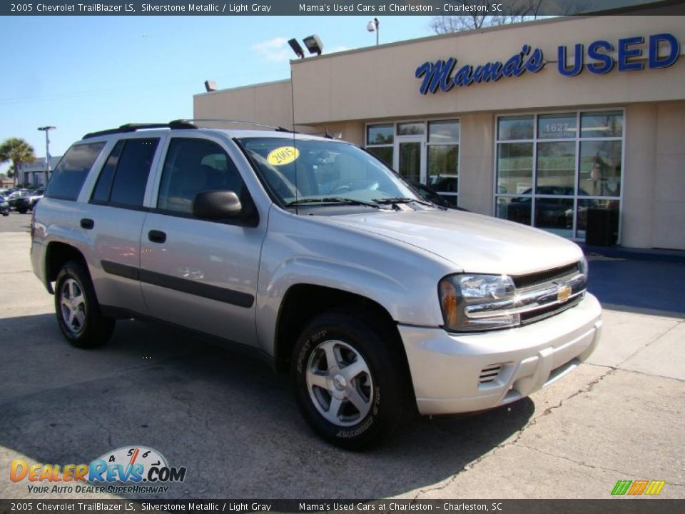 2005 Chevrolet TrailBlazer LS Silverstone Metallic / Light Gray Photo #2