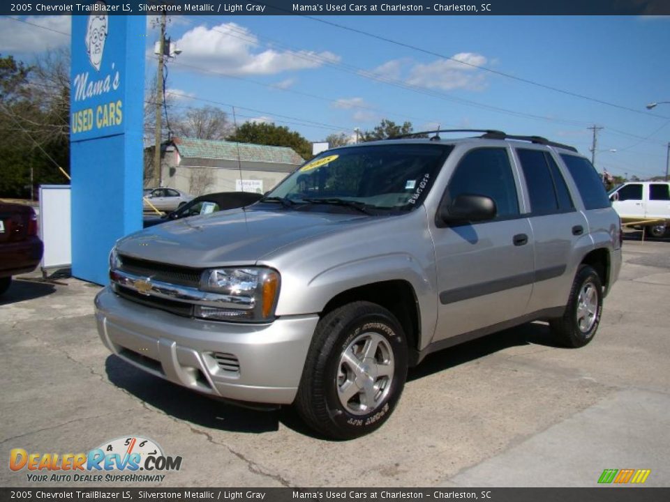 2005 Chevrolet TrailBlazer LS Silverstone Metallic / Light Gray Photo #4