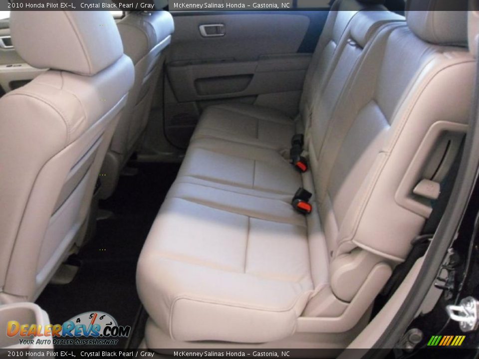 2010 Honda Pilot EX-L Crystal Black Pearl / Gray Photo #15