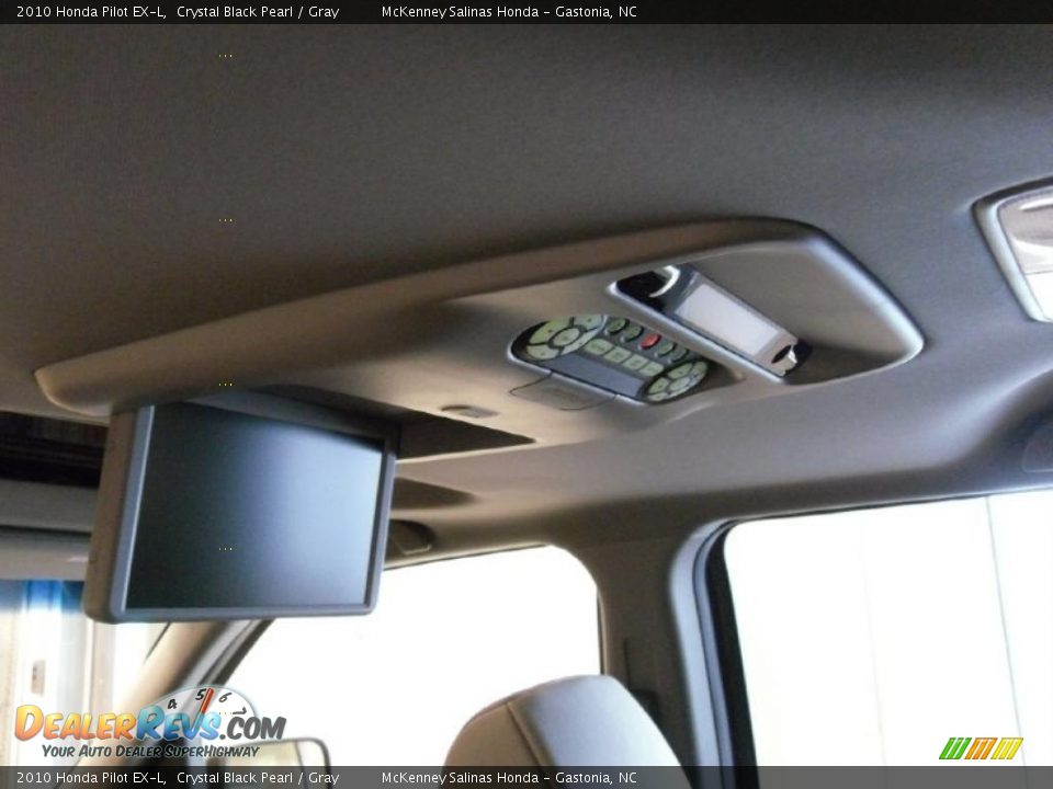 2010 Honda Pilot EX-L Crystal Black Pearl / Gray Photo #16