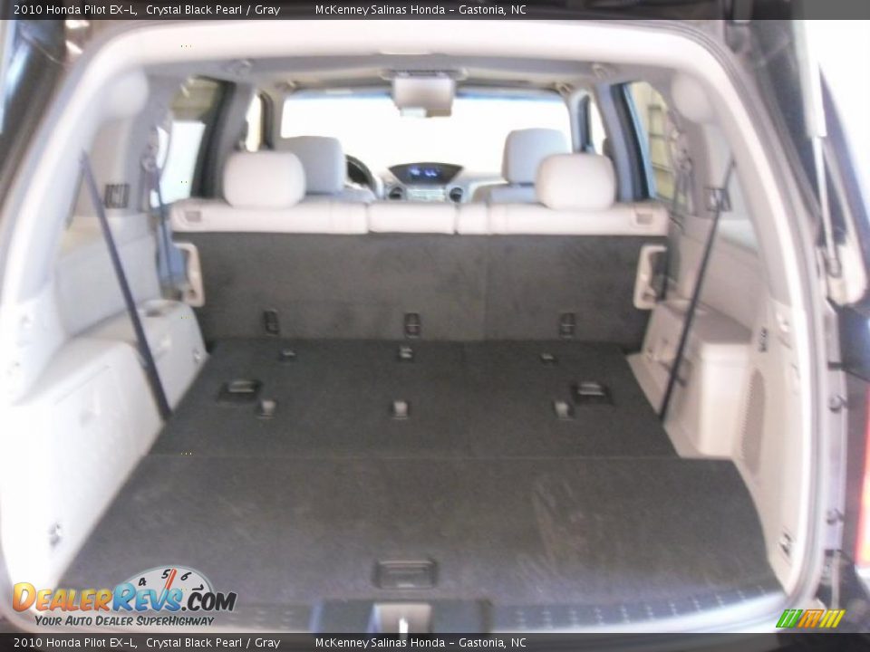 2010 Honda Pilot EX-L Crystal Black Pearl / Gray Photo #17