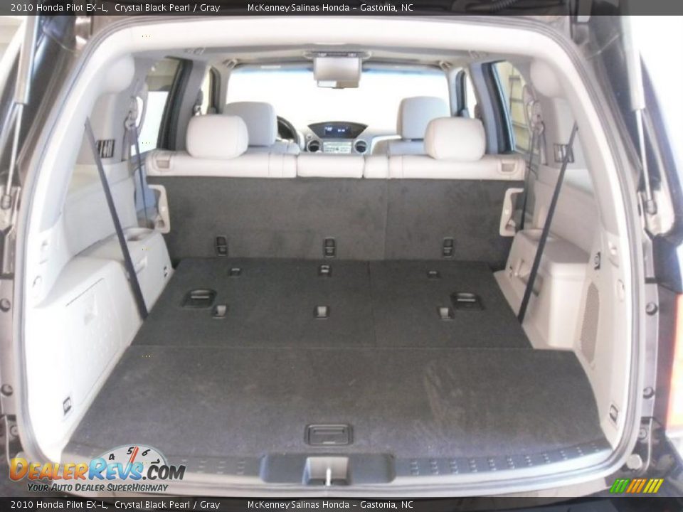 2010 Honda Pilot EX-L Crystal Black Pearl / Gray Photo #18
