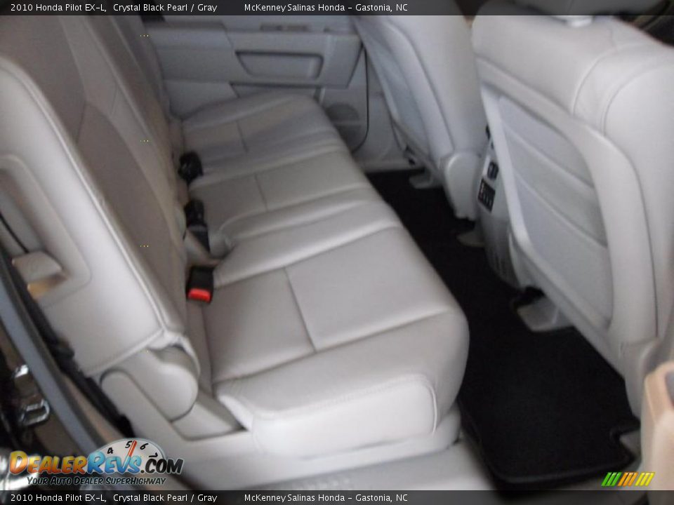 2010 Honda Pilot EX-L Crystal Black Pearl / Gray Photo #19