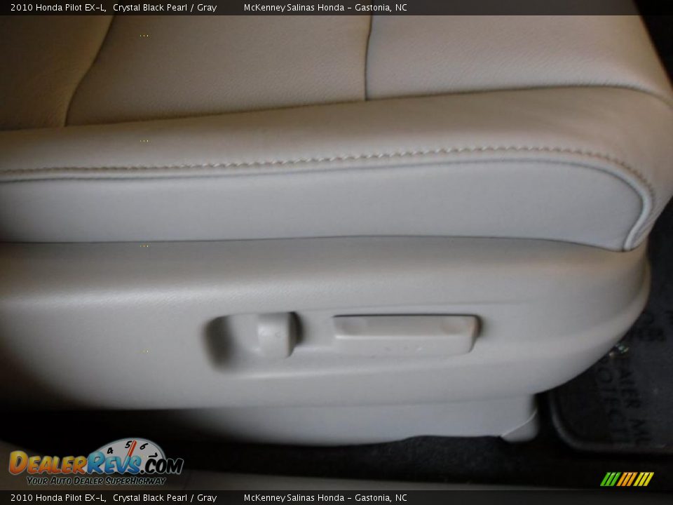 2010 Honda Pilot EX-L Crystal Black Pearl / Gray Photo #21