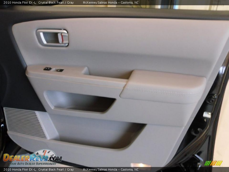 2010 Honda Pilot EX-L Crystal Black Pearl / Gray Photo #22