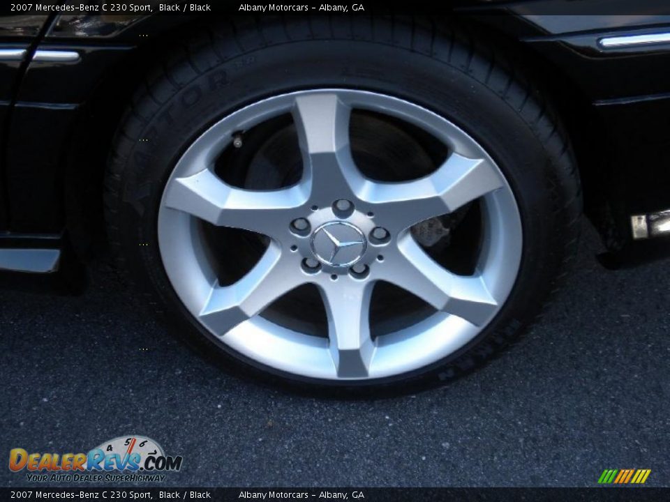 2007 Mercedes-Benz C 230 Sport Black / Black Photo #5