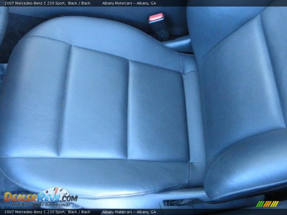 2007 Mercedes-Benz C 230 Sport Black / Black Photo #8