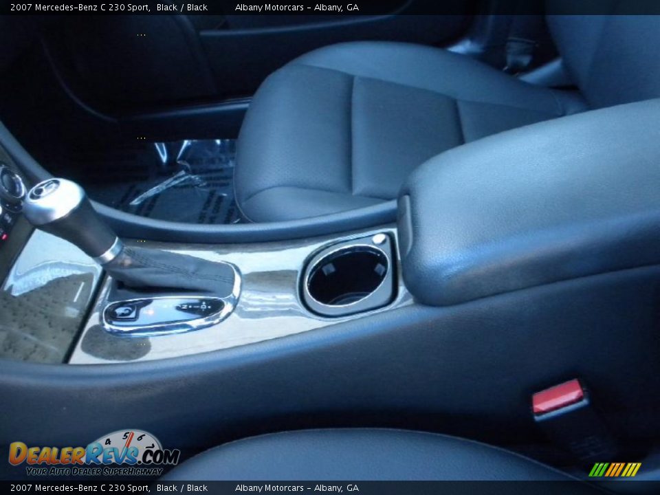 2007 Mercedes-Benz C 230 Sport Black / Black Photo #9
