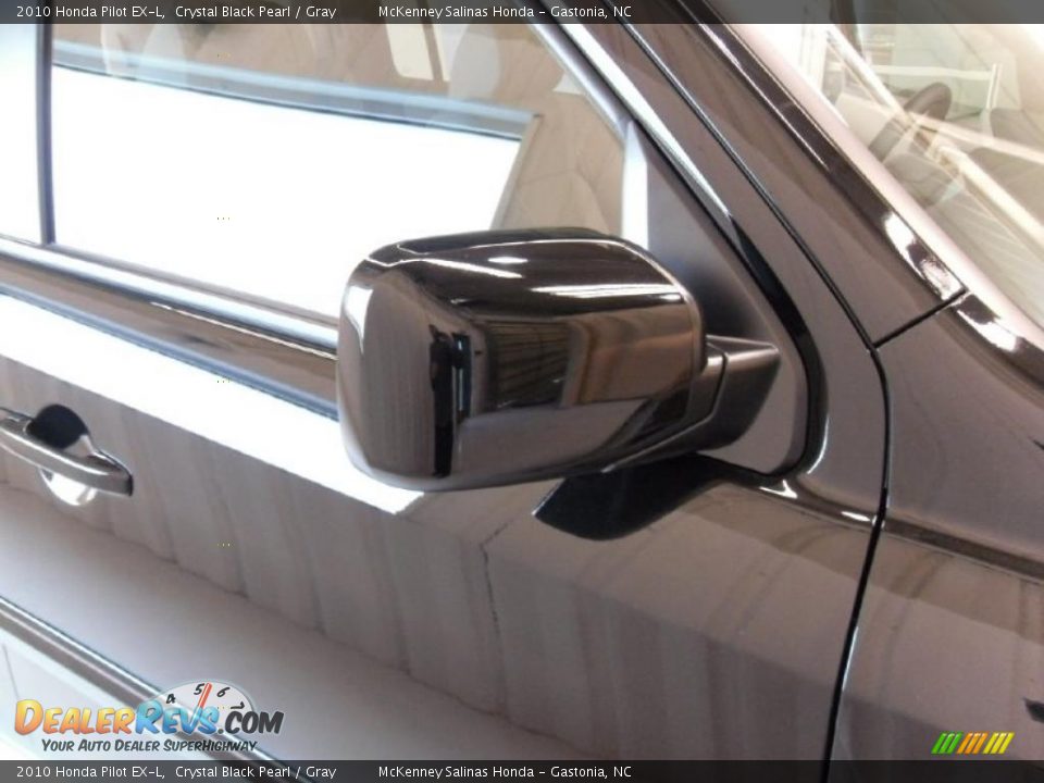 2010 Honda Pilot EX-L Crystal Black Pearl / Gray Photo #28