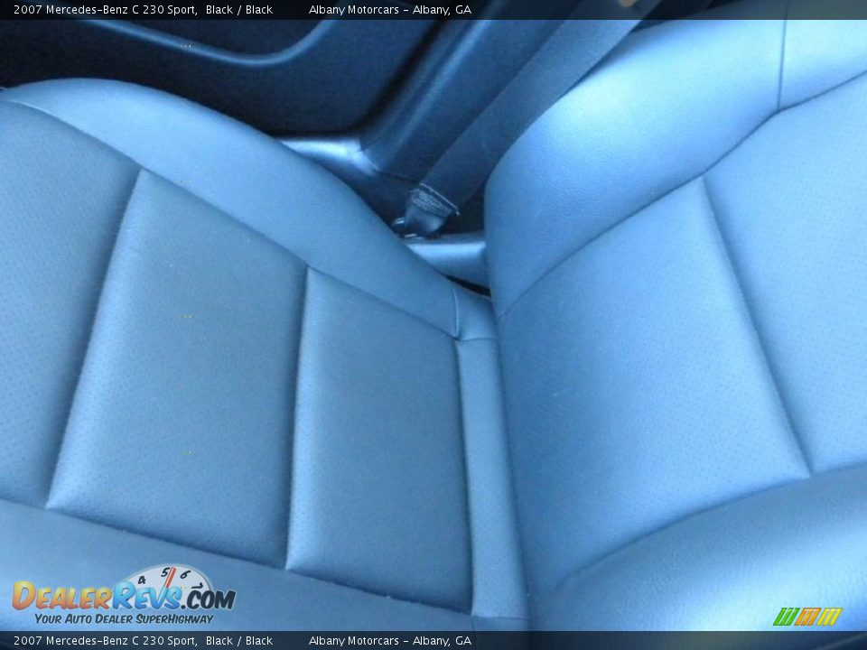 2007 Mercedes-Benz C 230 Sport Black / Black Photo #10