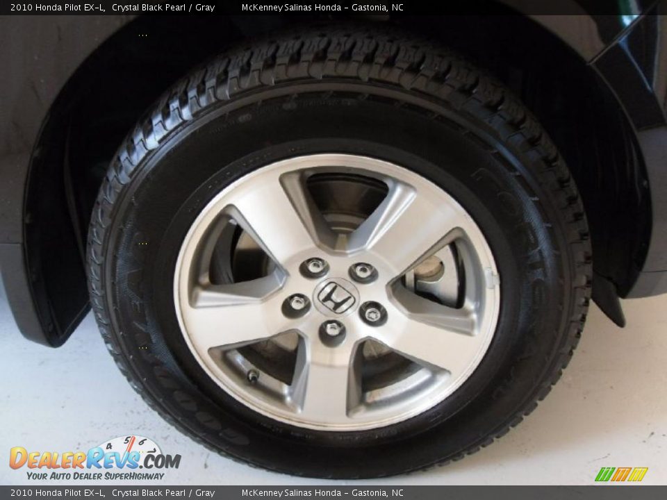 2010 Honda Pilot EX-L Crystal Black Pearl / Gray Photo #29