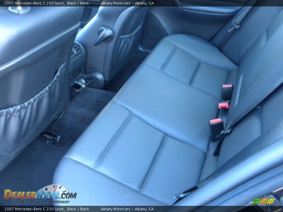 2007 Mercedes-Benz C 230 Sport Black / Black Photo #12