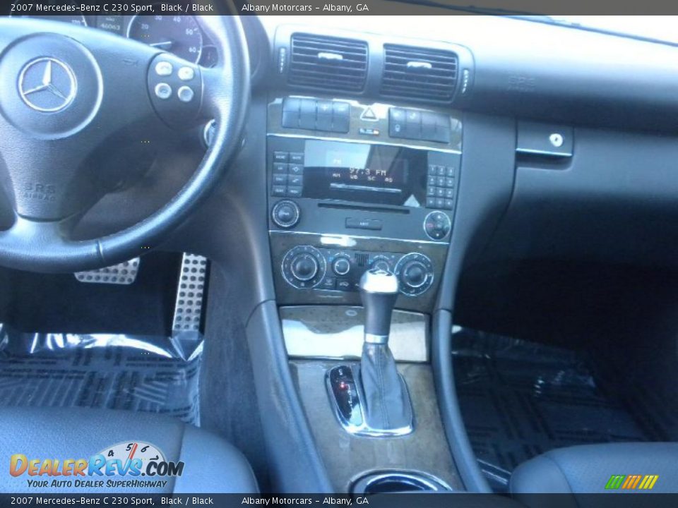 2007 Mercedes-Benz C 230 Sport Black / Black Photo #13