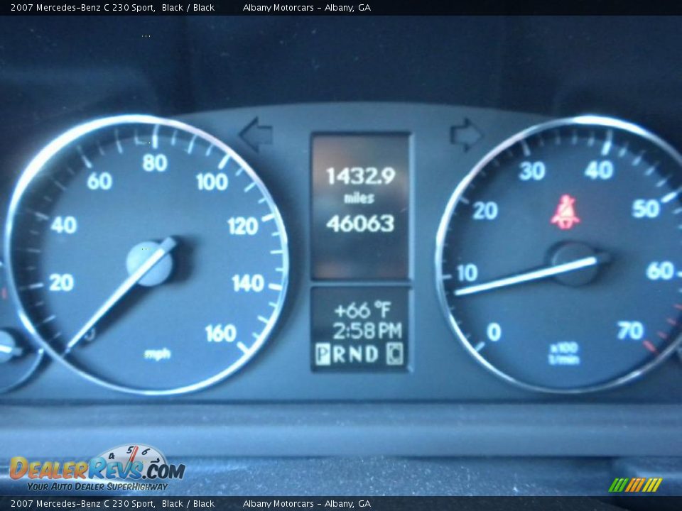 2007 Mercedes-Benz C 230 Sport Black / Black Photo #15