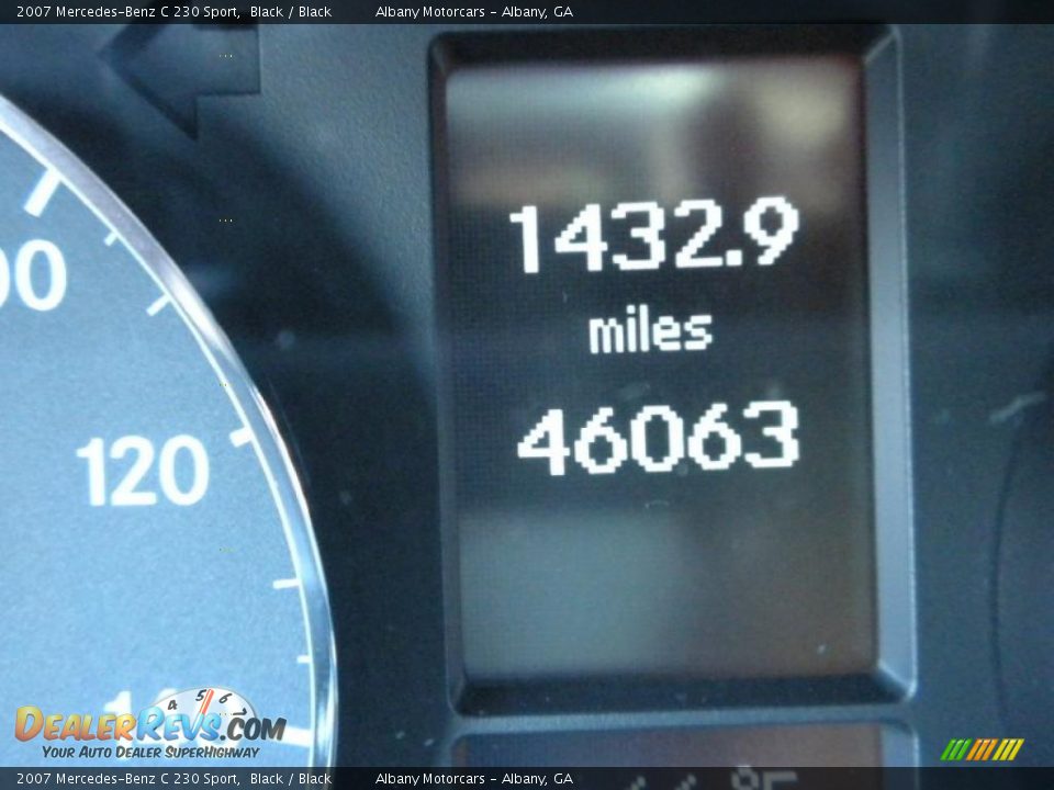 2007 Mercedes-Benz C 230 Sport Black / Black Photo #16