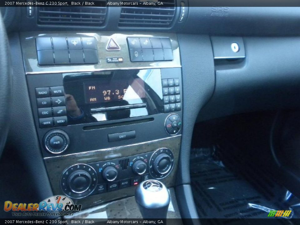 2007 Mercedes-Benz C 230 Sport Black / Black Photo #17