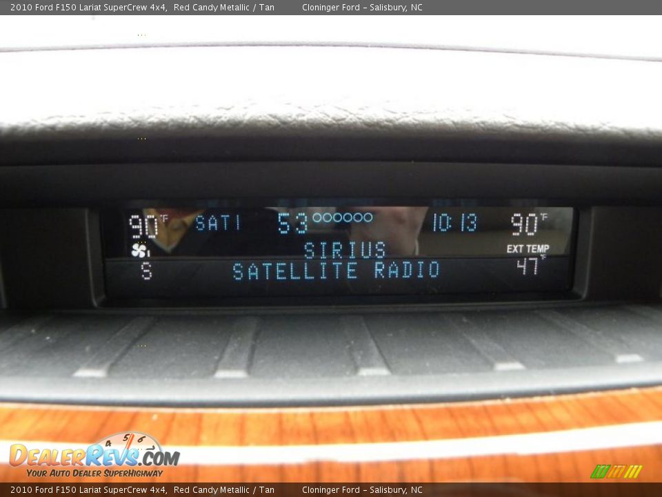 2010 Ford F150 Lariat SuperCrew 4x4 Red Candy Metallic / Tan Photo #20