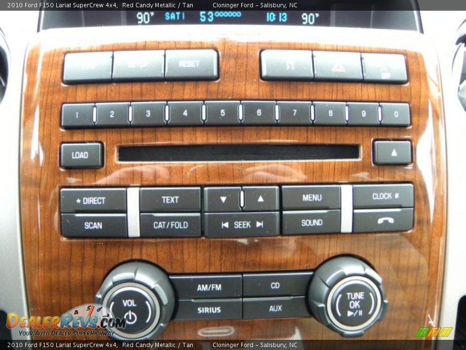 2010 Ford F150 Lariat SuperCrew 4x4 Red Candy Metallic / Tan Photo #21