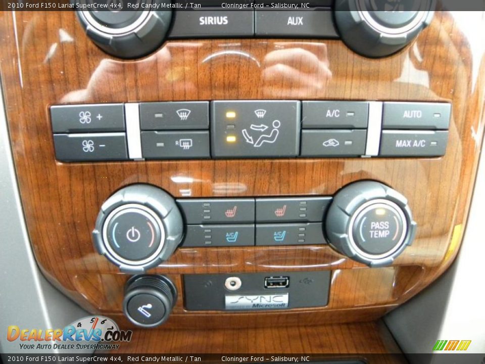 2010 Ford F150 Lariat SuperCrew 4x4 Red Candy Metallic / Tan Photo #22