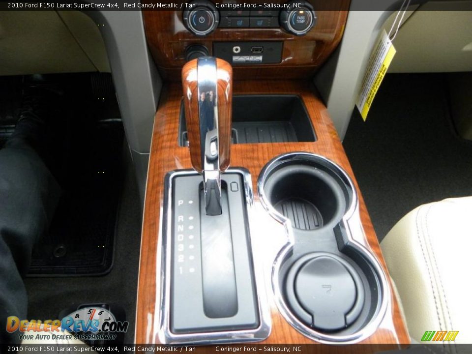 2010 Ford F150 Lariat SuperCrew 4x4 Red Candy Metallic / Tan Photo #26